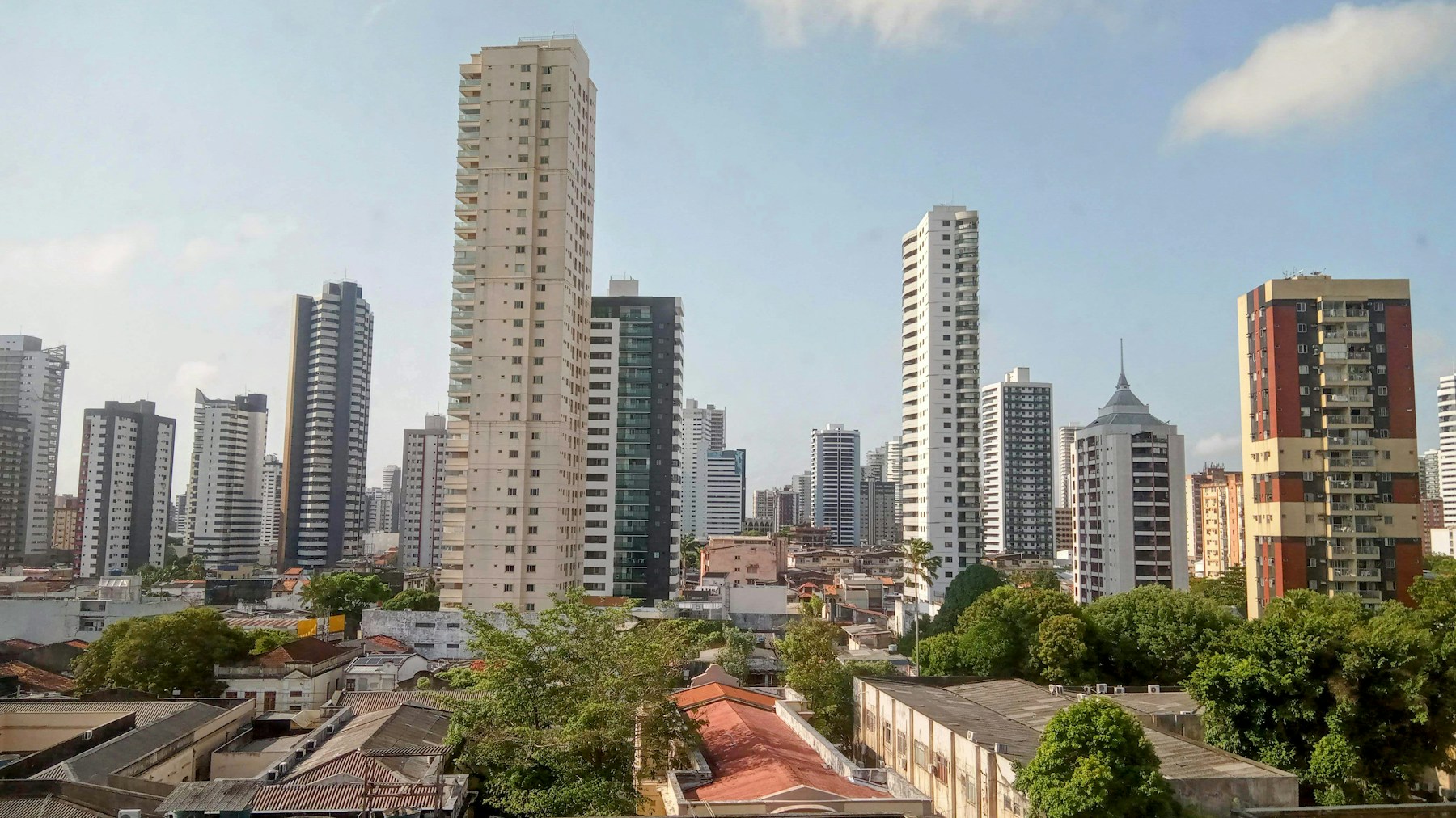 Belém do Pará — vista da cidade à beira da baía de Guajará